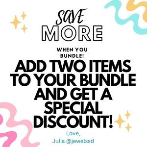 SAVE MORE WHEN YOU BUNDLE🛍️✨❤️